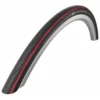 Pneumatiques Pour Cycles 700x25c Schwalbe LUGANO HS 471 Noir à Bande Rouge Tringle Rigide ETRTO 25-622 -Pneumatiques pour cycles boutique lugano red stripes